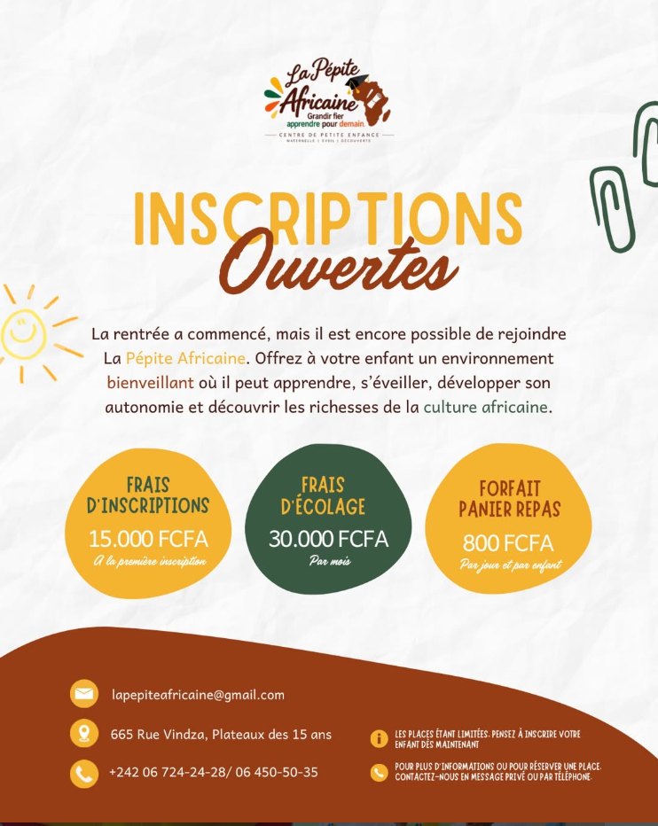 Inscriptions ouvertes
