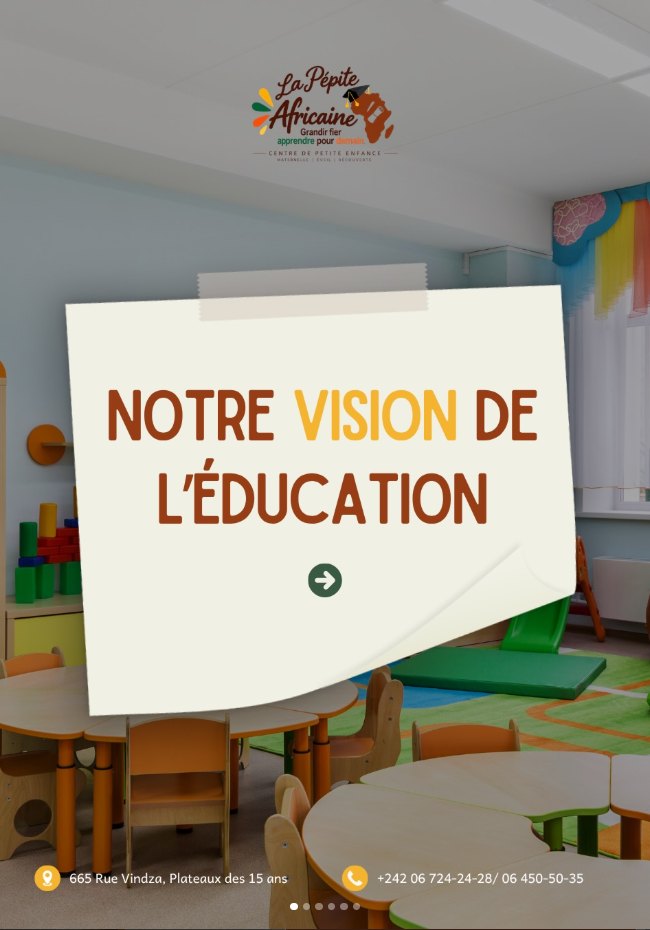 Notre vision de l'éducation